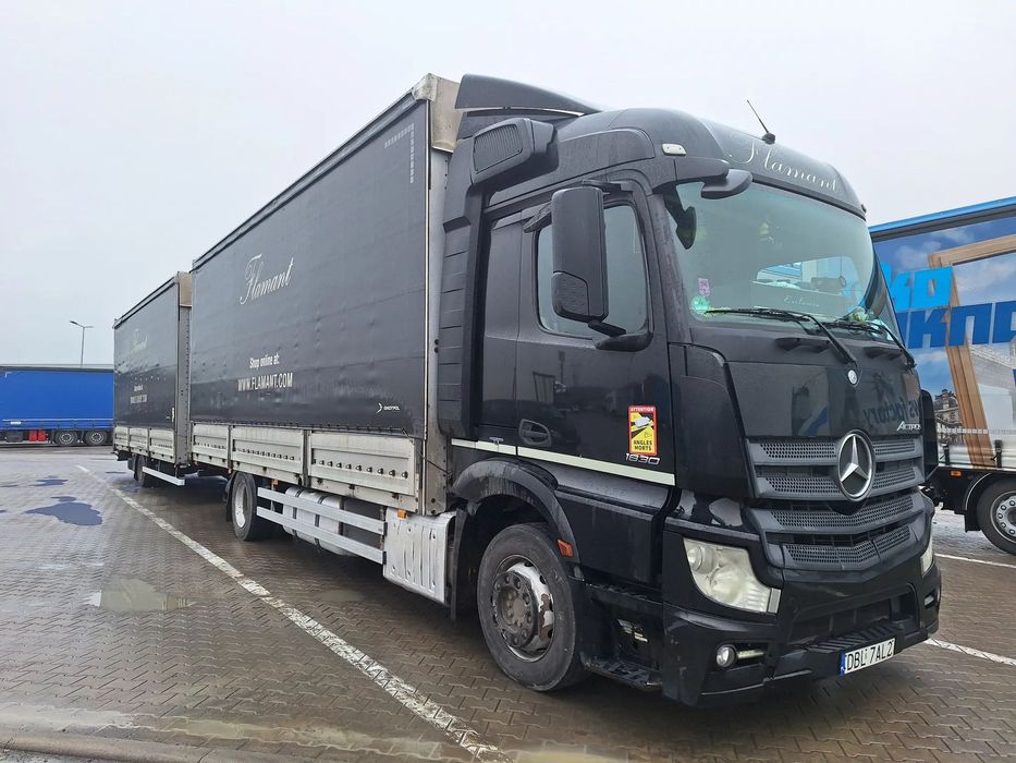 Mercedes-Benz Actros  Zestaw Mercedes Benz Actros MP4 1830, 38 palet netto 68000 tys zł