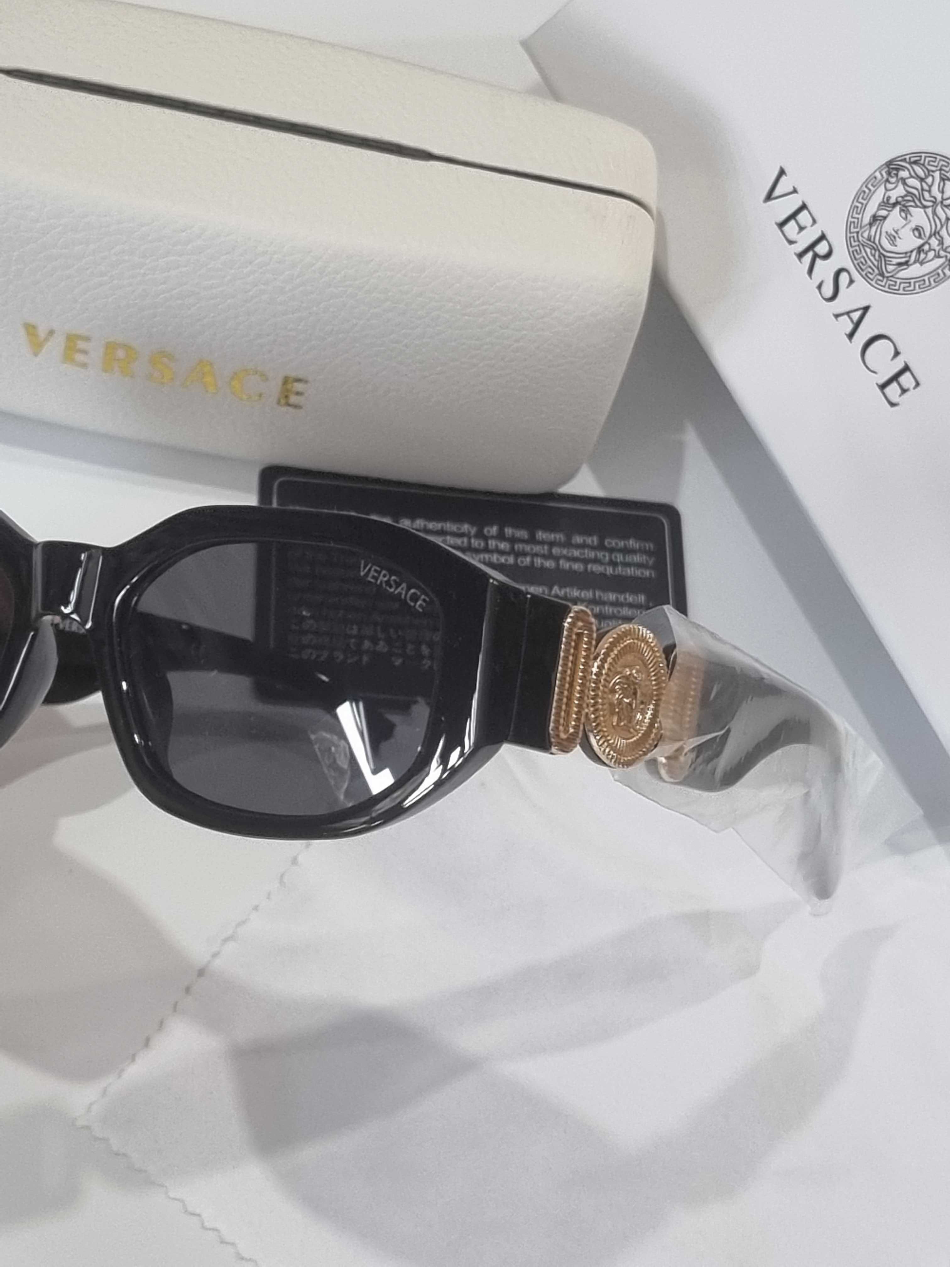 Markowe okulary VERSACE, nowe! Cały zestaw!