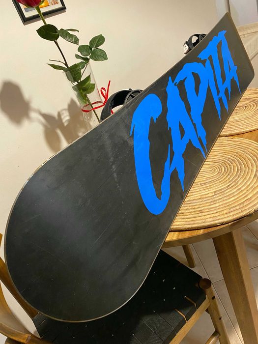 Deska snowboardowa CAPITA Scott Steevens mini 120cm z wiązaniami Raven