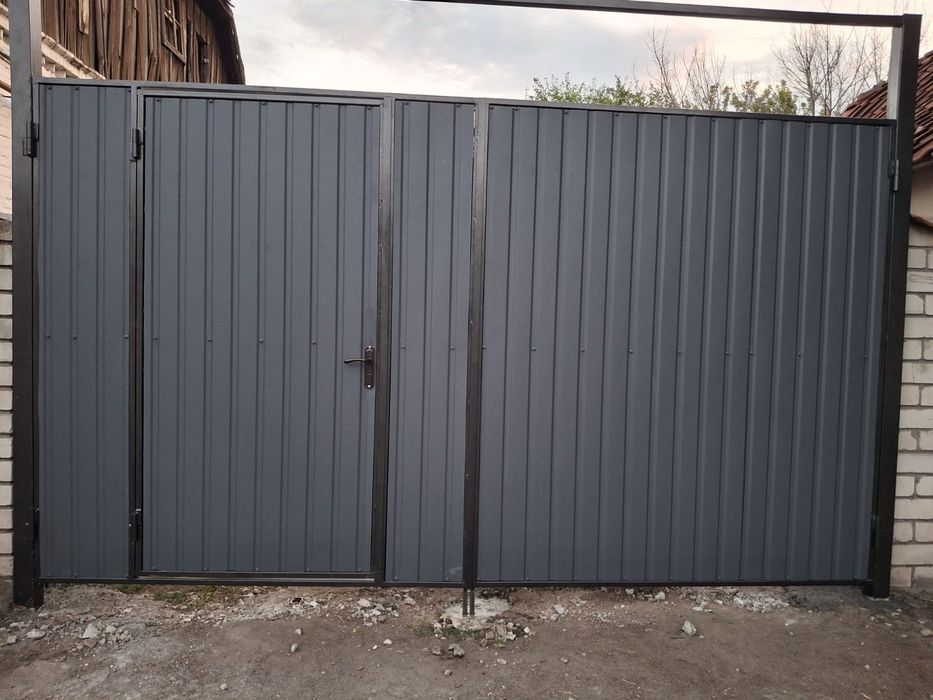 Изготовление и установка забора, навеса, ворот и мне.др.