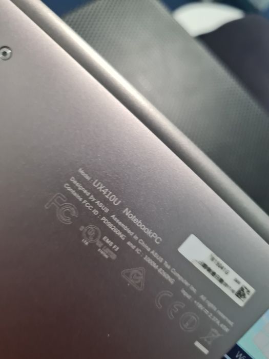 Laptop Asus Zenbook UX410U wersja podkręcona