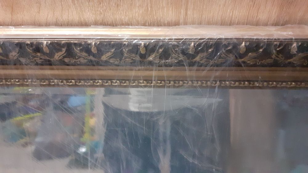 Eleganckie lustro rama złota 50x90 Nowe