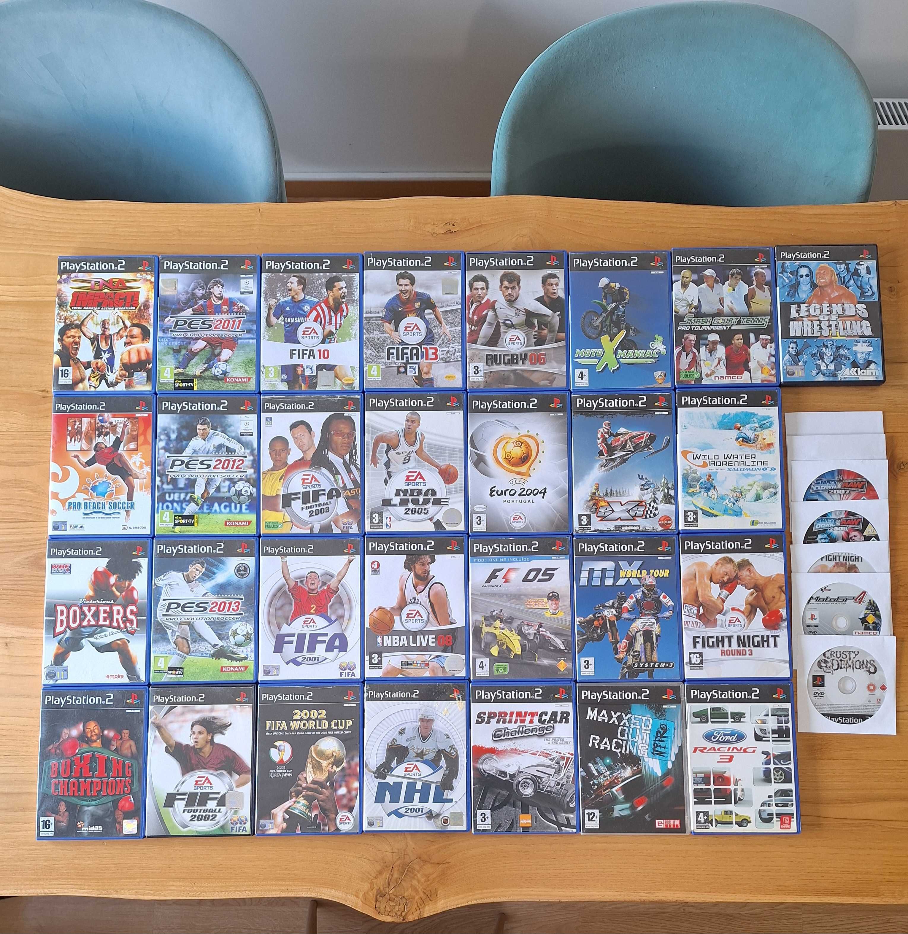 Lote Jogos PS2 (Desporto e Corridas)