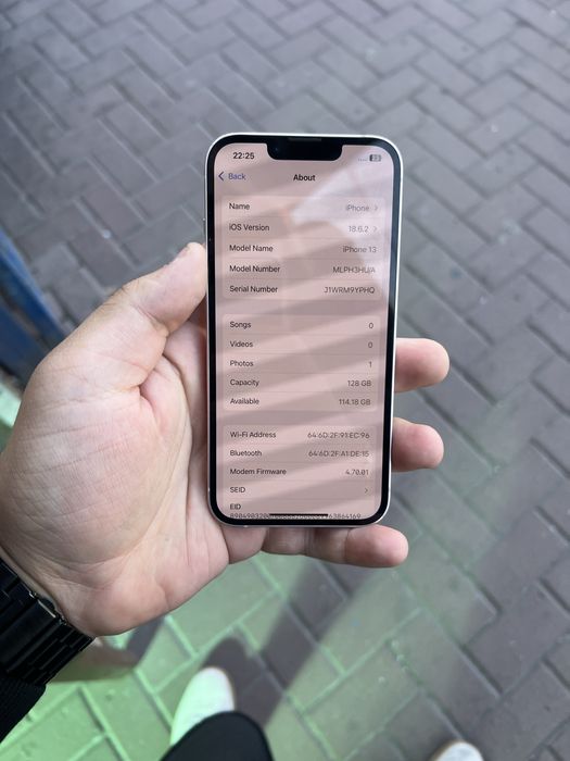 Iphone 13 на 128 gb , 93% акб