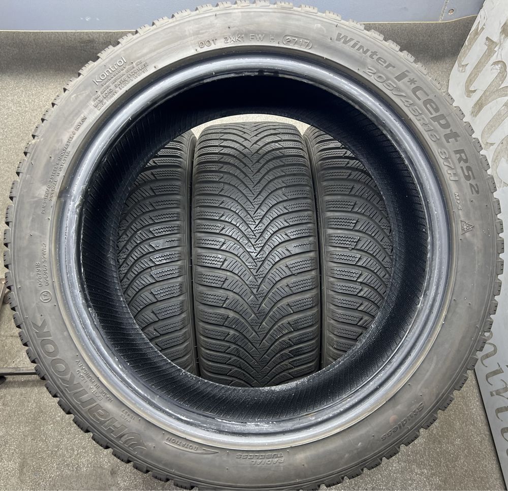 Шини 6мм зима 205 45 R16 Hankook Winter Icept RS2 зимові резина