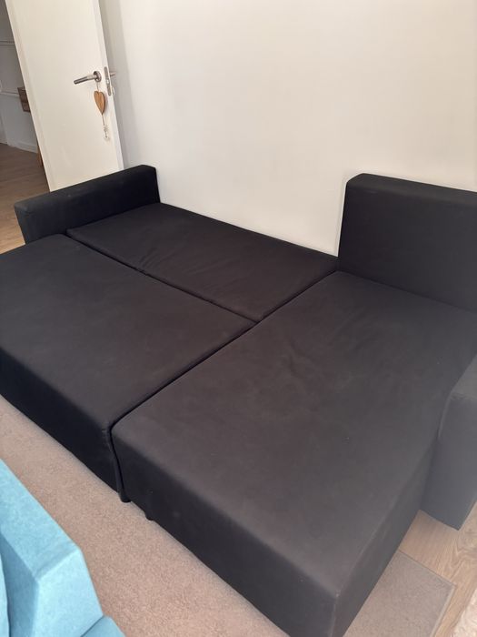 Sofá cama com arrumação