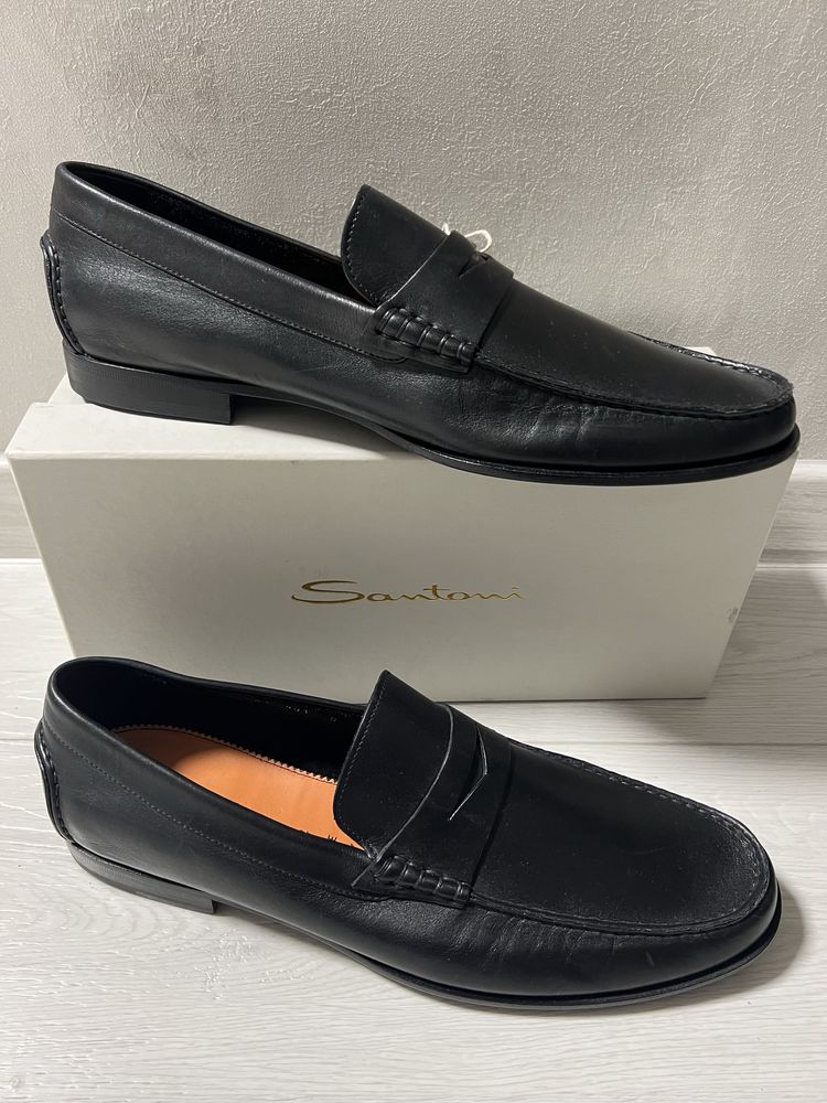 Туфлі лофери Santoni оригінал