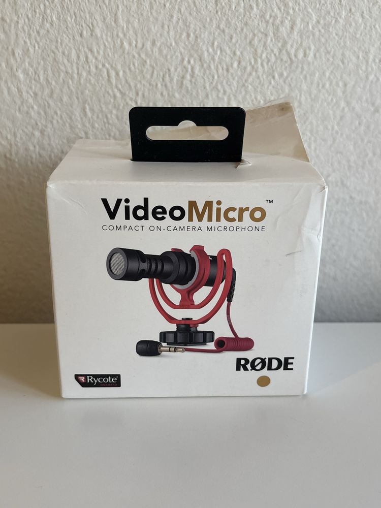 Rode VídeoMicro Microfone para Câmara