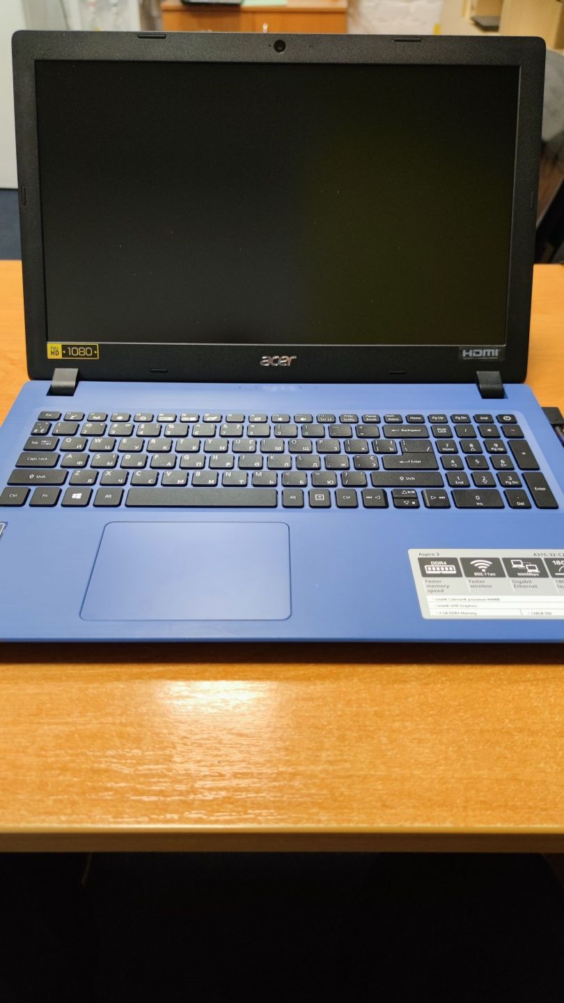 Ноутбук Acer Aspire 3 новий 15.6/8/SSD 128 gb