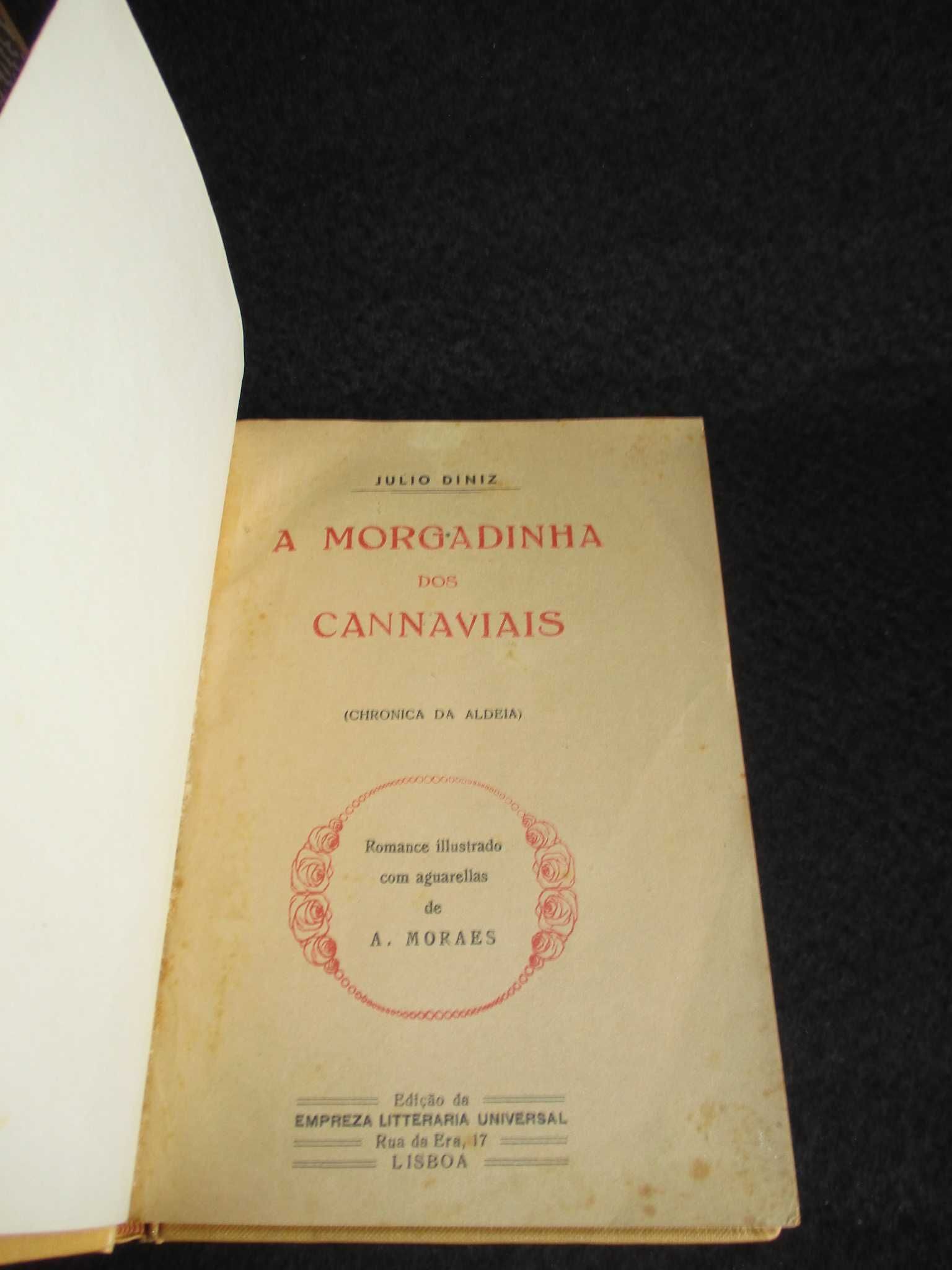 Livro A Morgadinha dos Canaviais Júlio Dinis Ilustrado