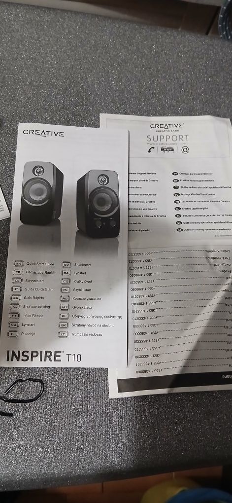 Colunas creativ inspire T10 para PC