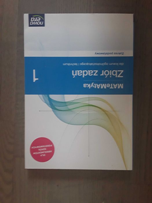Matematyka 1 zbiór zadań nowa era ZP jak nowa