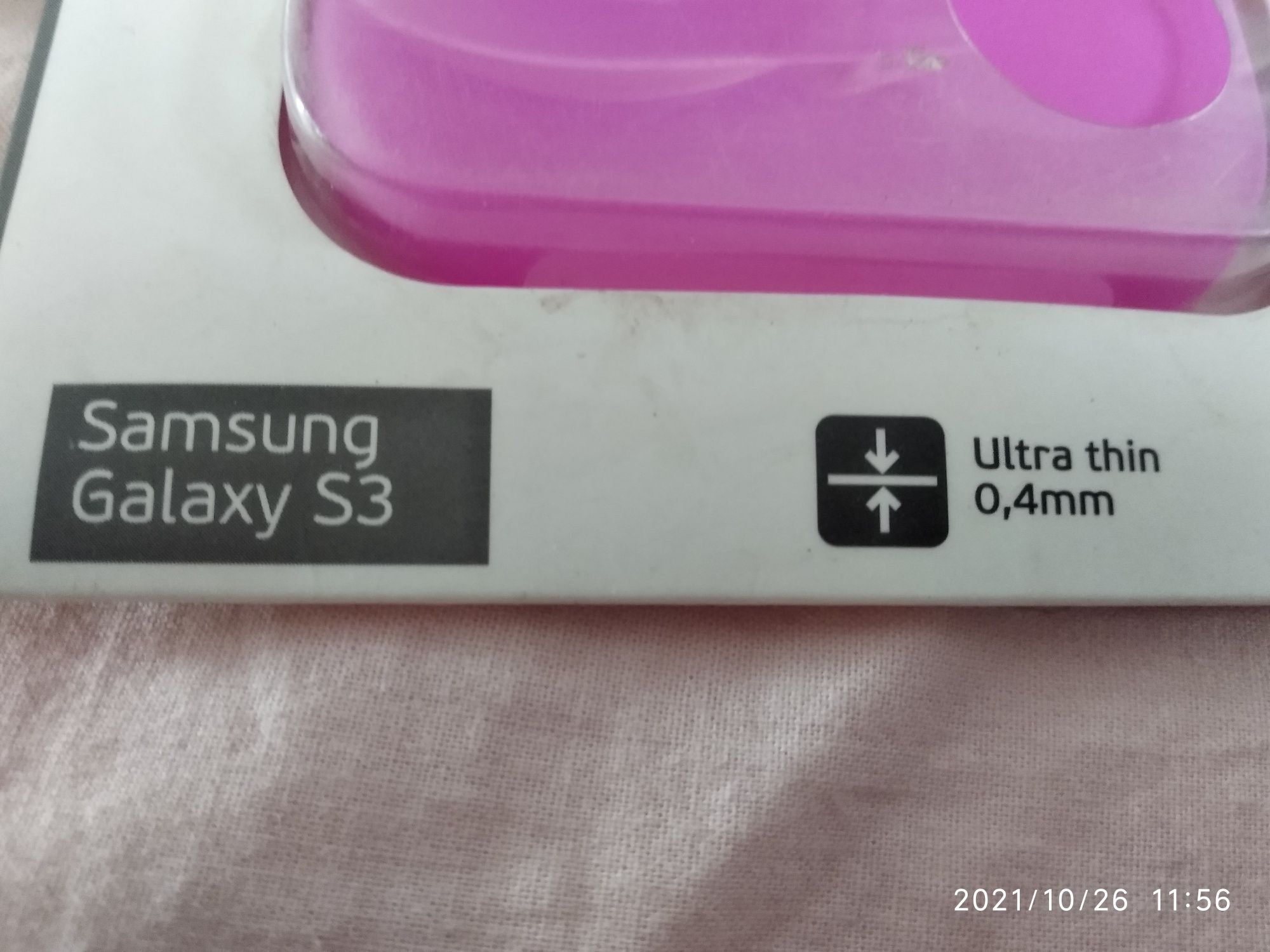 Etui tylna osłonka do Samsung Galaxy s3 różowa bezbarwna