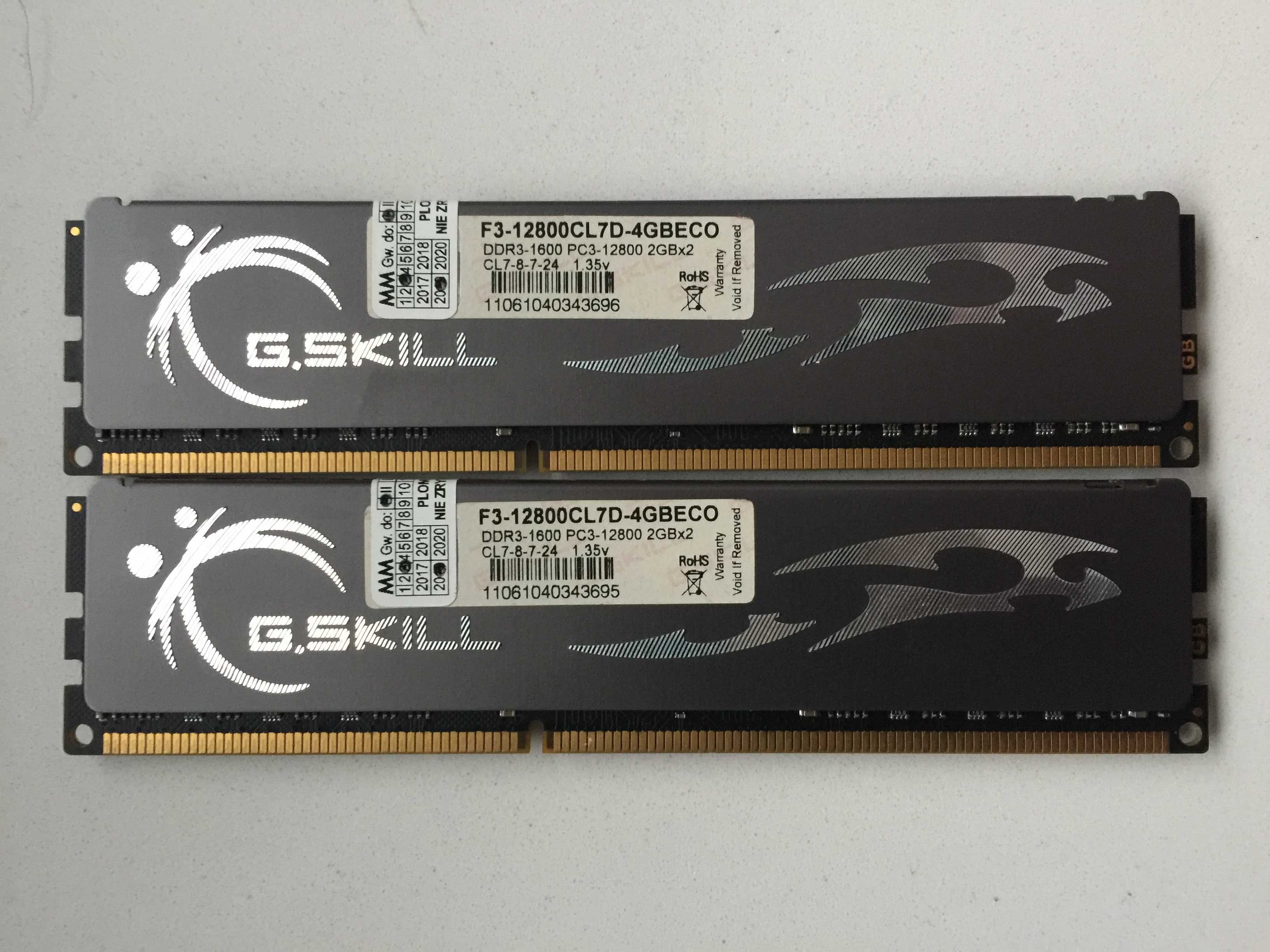 Pamięci G.SKILL DDR3 4GB