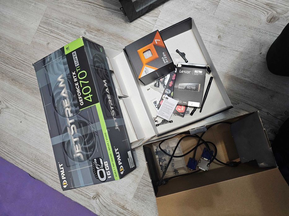 Komputer Ryzen 7 7800x3d ;RTX 4070ti super ;32gb ram ddr5 ;3tb SSD