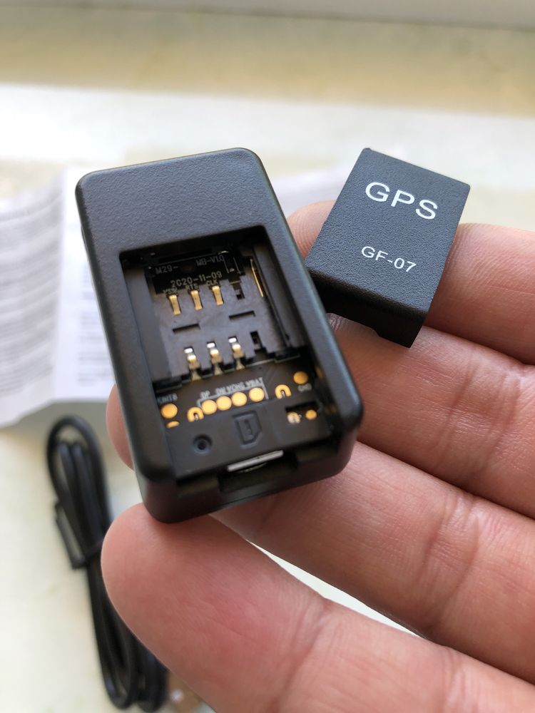 Мини GPS трекер с микрофоном оригінал, навігатор GF-07 міні