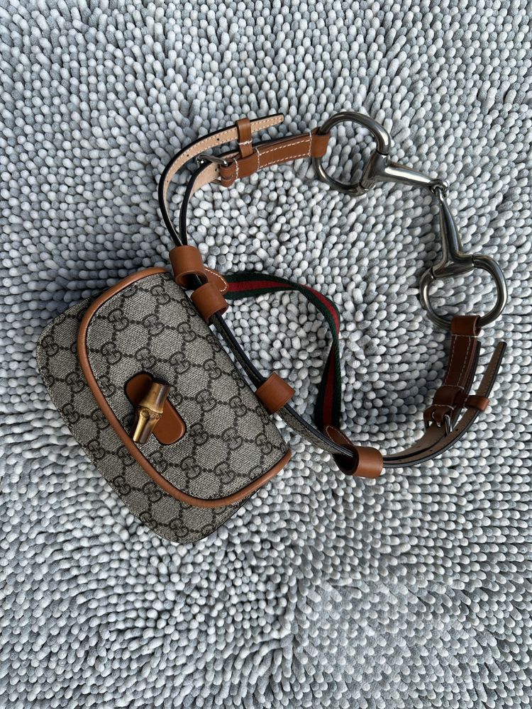 Сумка Gucci 2020s mini Bamboo 1947 belt bag