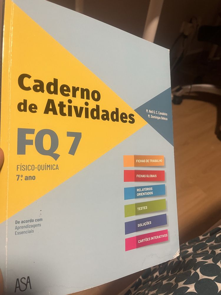 Cadernos de fichas 7ºano completamente NOVOS
