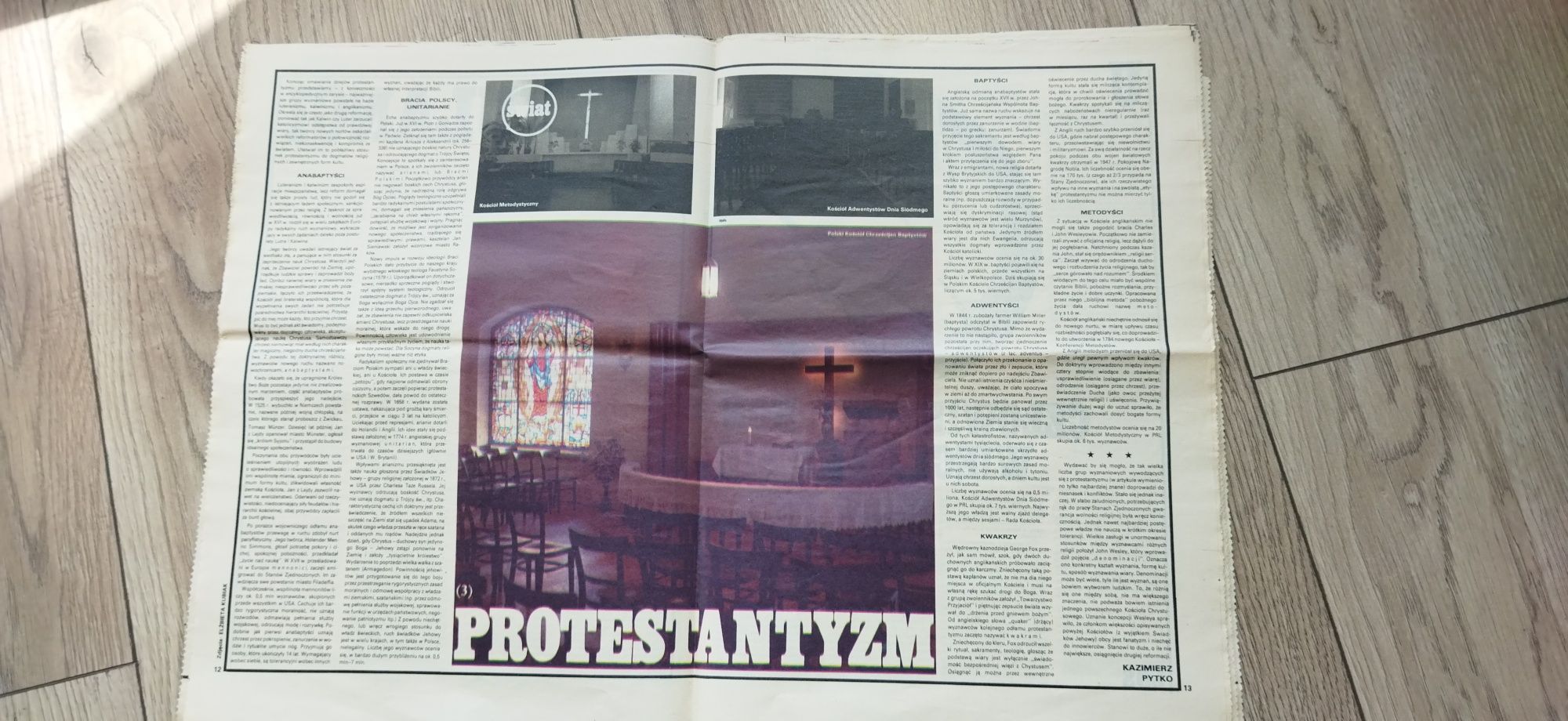 Pomysł na prezent 40 16 czerwiec 1985 stara gazeta Nowa Wieś