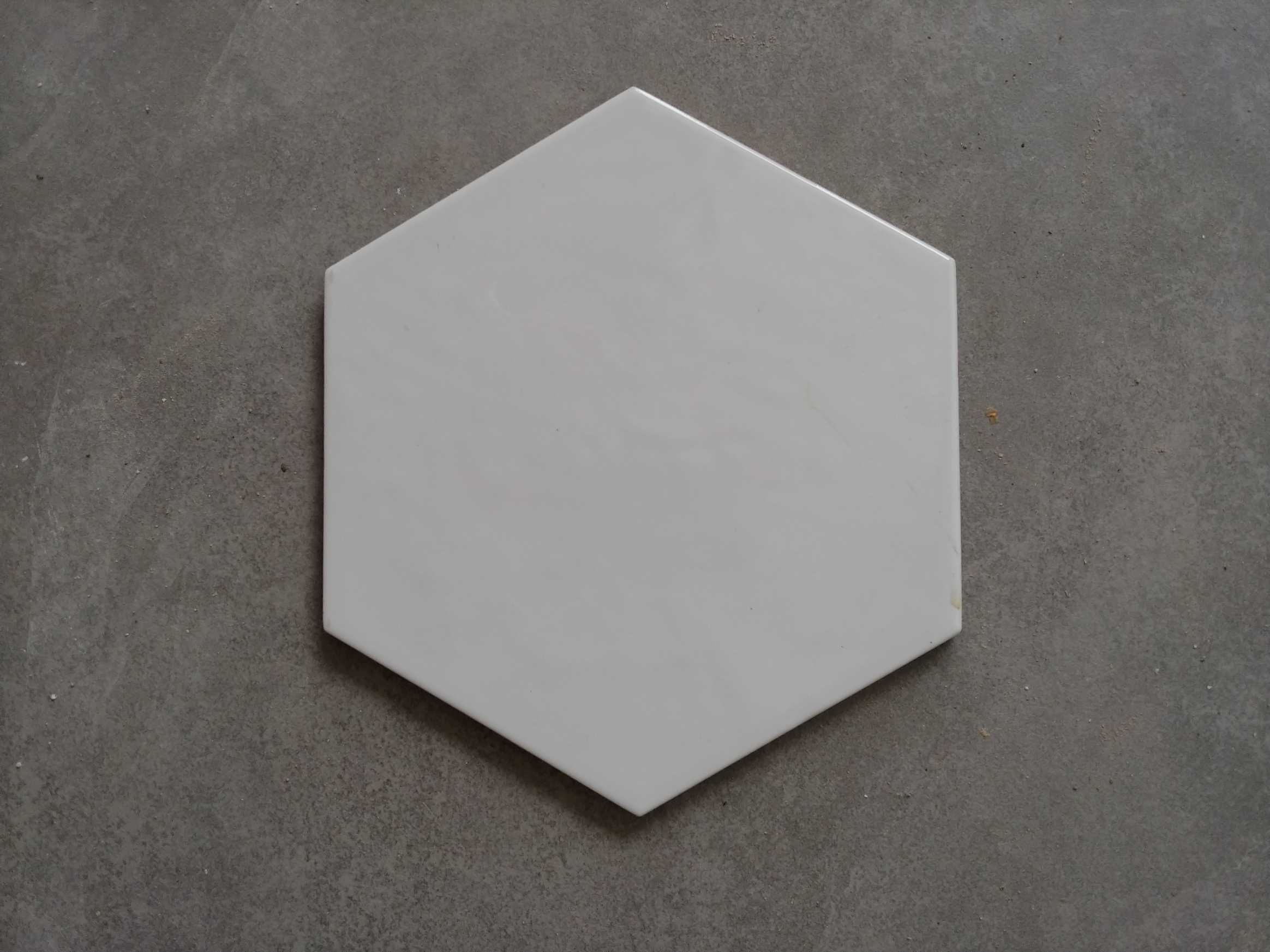 Płytki Equipe Hexatile Blanco Brillo NOWE, I gatunek