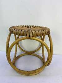 Stolik ,taboret bambusowy