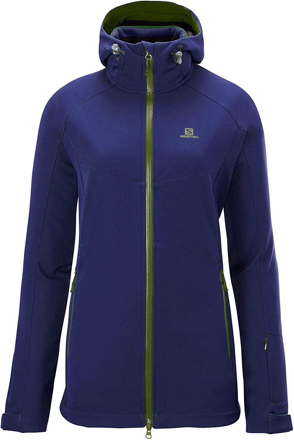 Лыжная женская куртка Salomon 3 в 1 М-L Softshell fleece