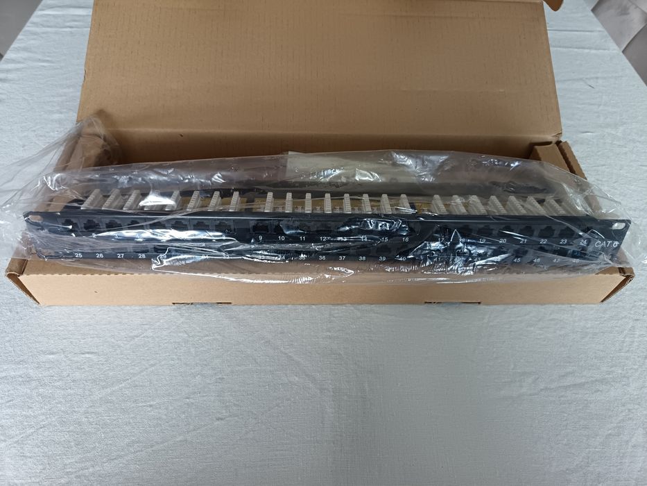"Patch Panel" 48 Portas IDC-Dual T568A&T568B.