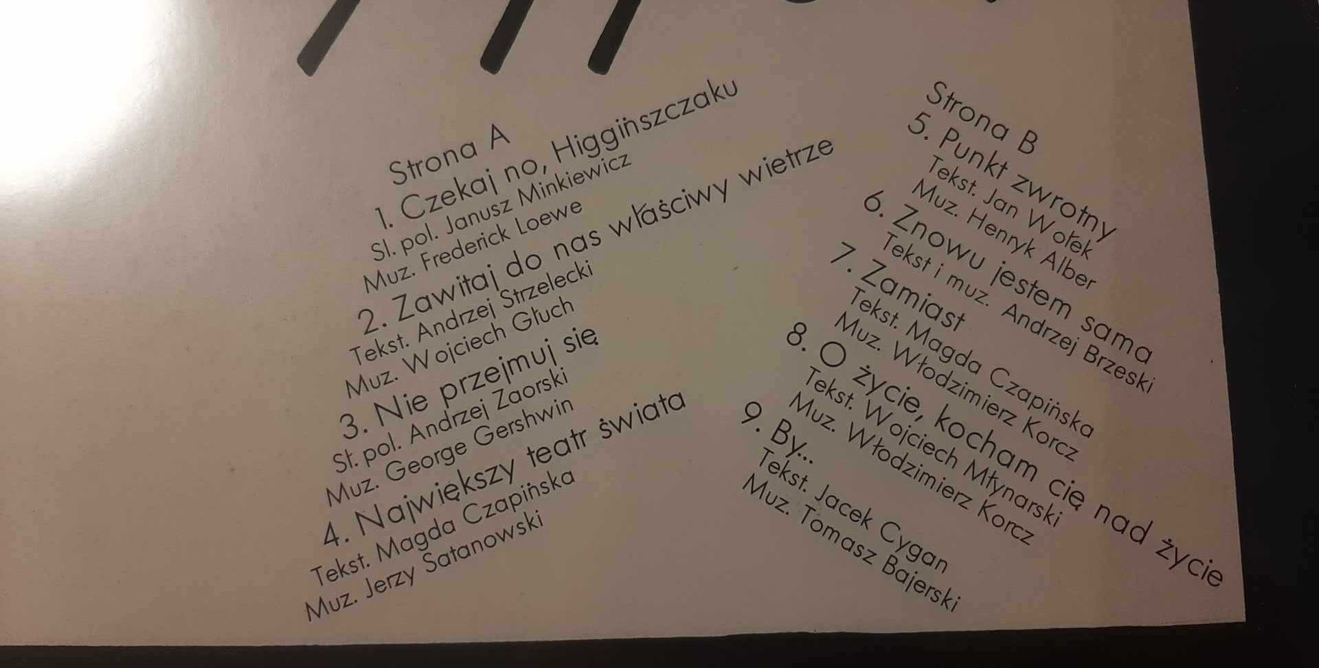 Edyta Geppert "Recital Live (1986)" - płyta winylowa