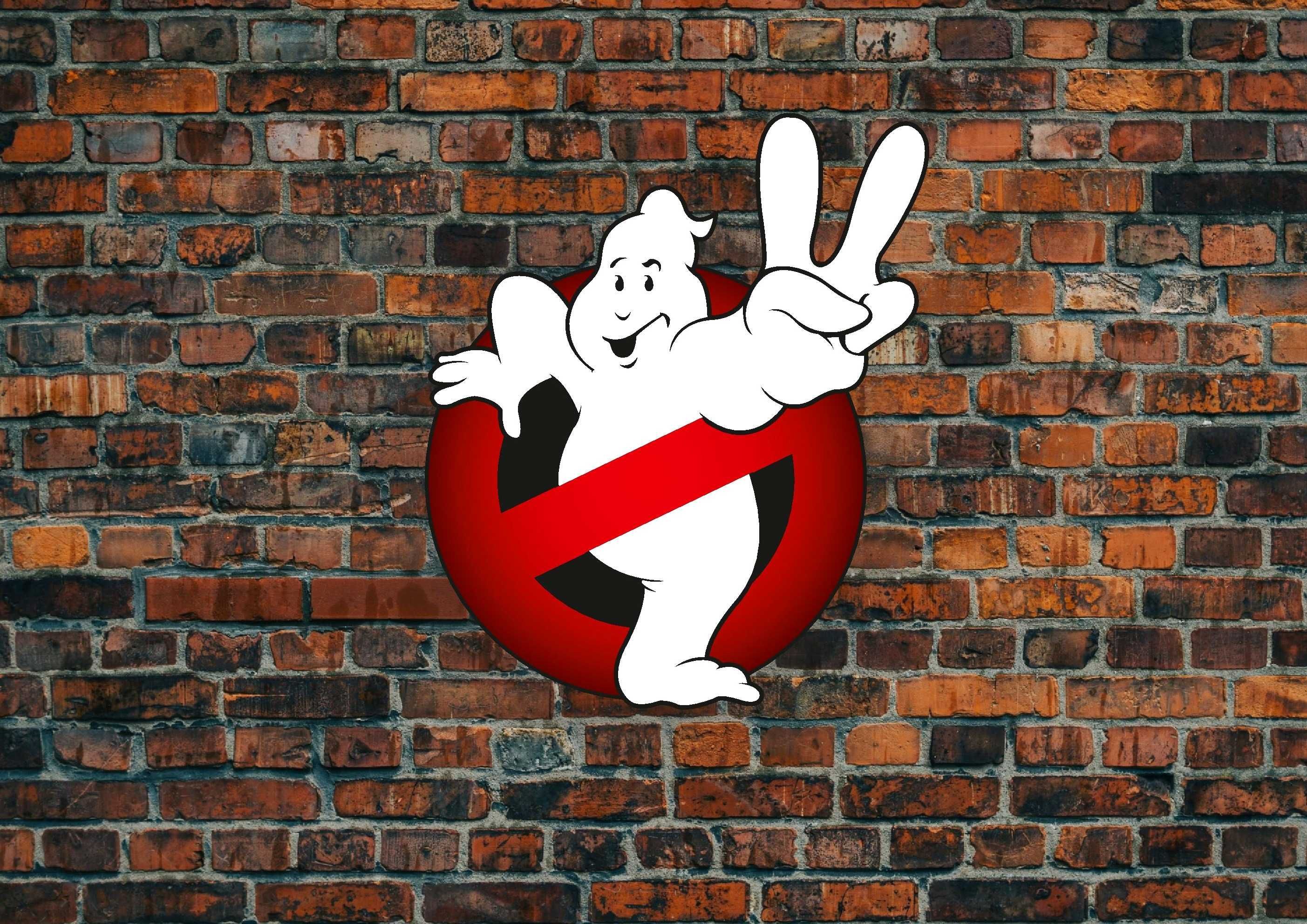 LED Neon GHOST BUSTERS, Logo pogromcy Duchów, Plafon, Ledon, Kinkiet