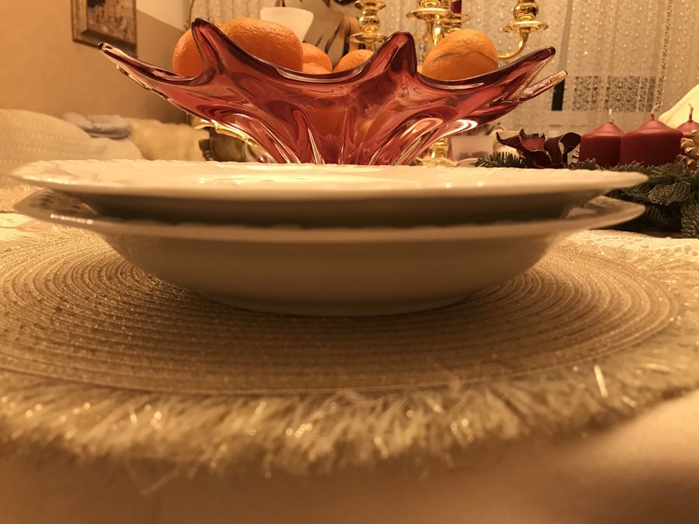 Talerze  do makaronu, na zupe 6 szt. Rosenthal Maria Biala