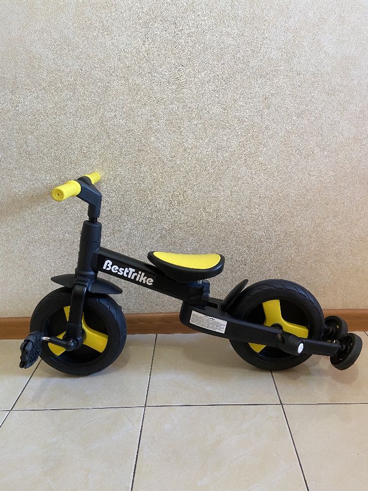 Велосипед дитячий (біговел) з батьківською ручкою Best Trike. детский