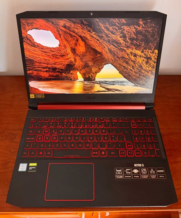 Acer Nitro V 15.6"FullHD|i7-9750H Hexa Core|16Gb Ram|Ssd 512Gb|GTX1050