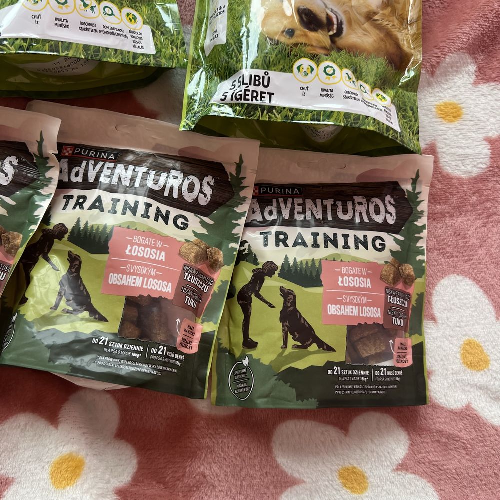 Zestaw 5 sztuk smakolyki przekaski dla psa purina frieskies adventuros