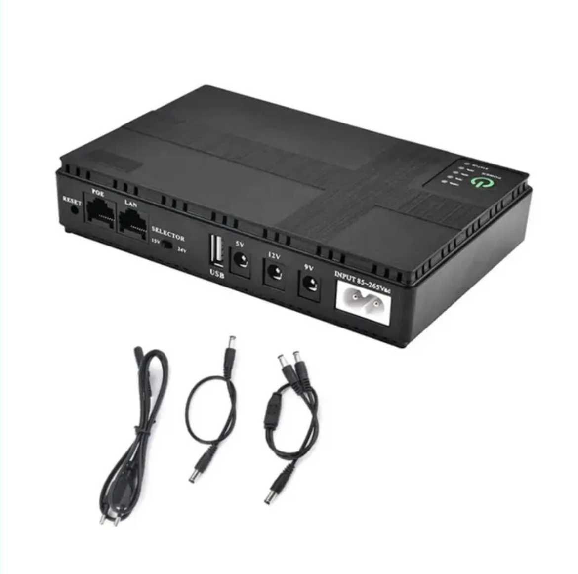 Mini UPS Безперебійник для роутера 10400mAh 5/9/12V DC1018P