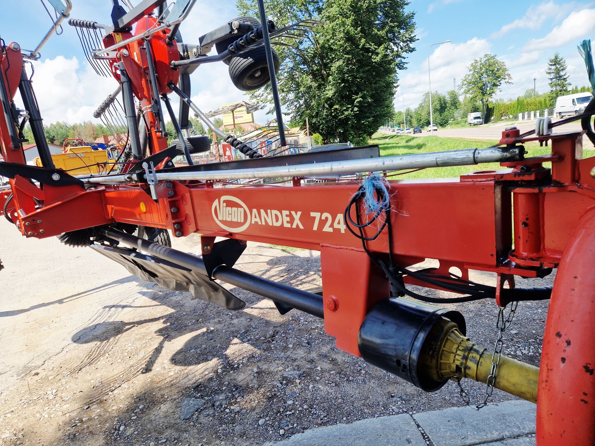 Vicon Andex 724 Deutz Zgrabiarka dwu karuzelowa Super Stan  krone Sip