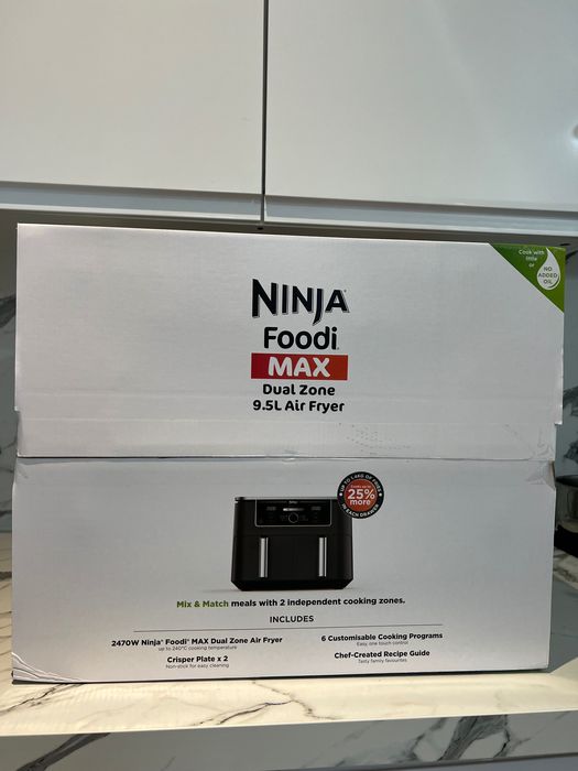 Фритюрниця Ninja Foodi MAX Dual Zone AF400UK/Black/Нова/Запакована/New