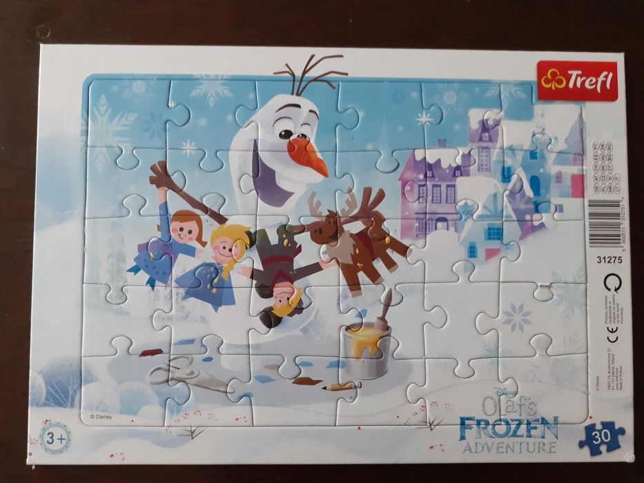 Puzzle ramkowe elza frozen trefl 3+