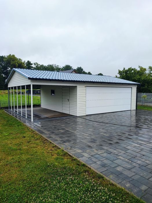 Garaż blaszany 4x6 6x5 6x5,80 6x6 7x6 8x6 9x5 9x6 - PRODUCENT Premium!