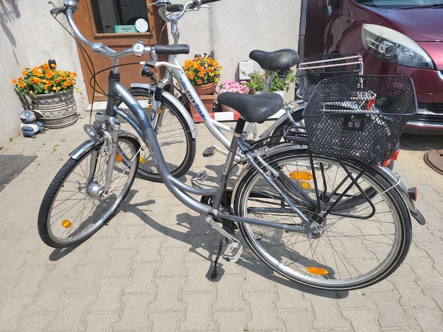 Rower miejski damka CYCO niemiecki dynamo w piaście