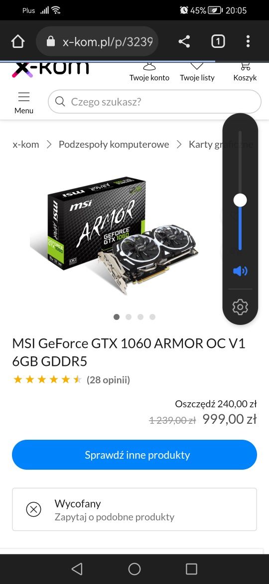 Gtx 1060 6gb armor