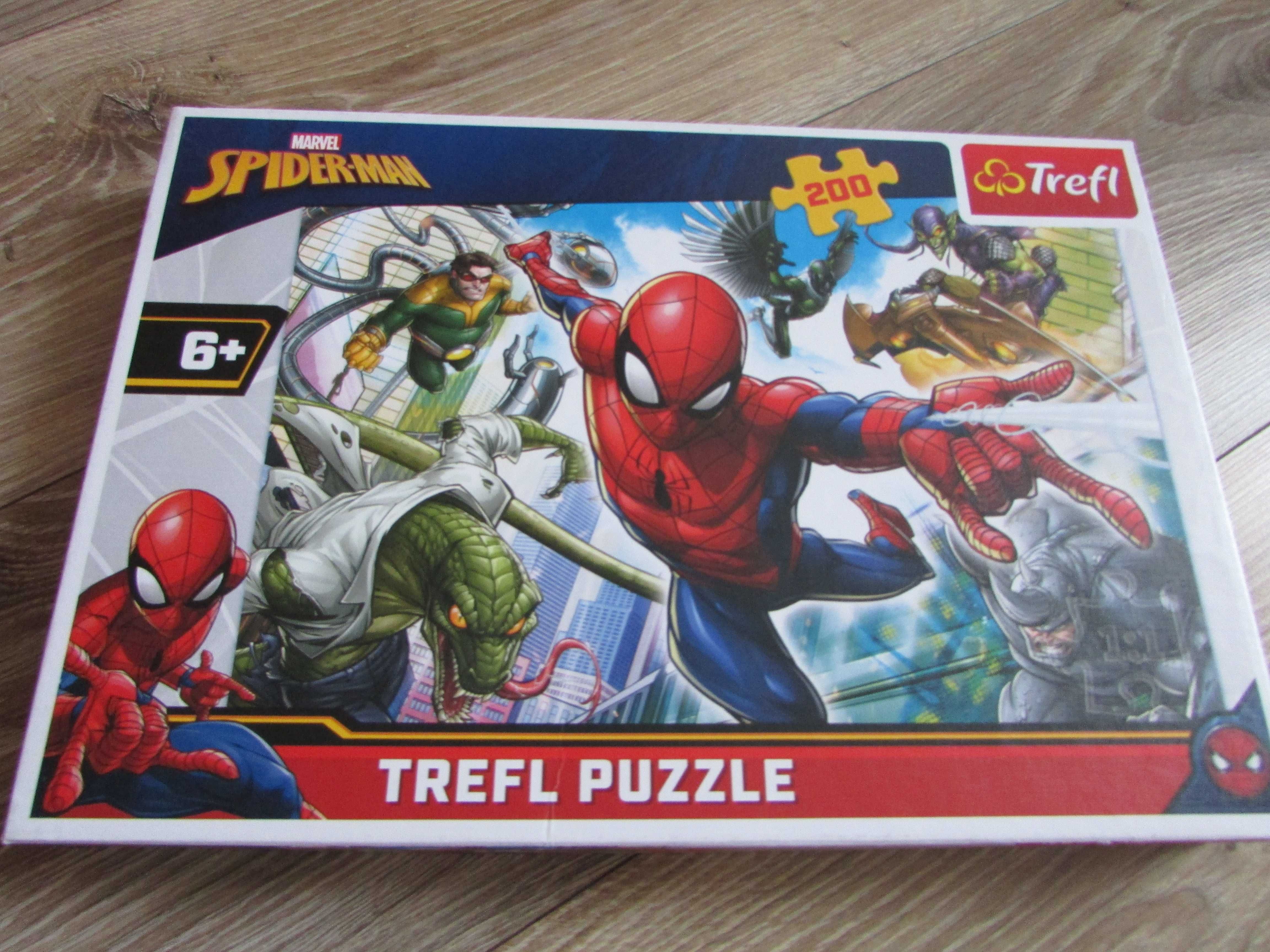 puzzle Spiderman Marvel 200szt 6+ 48cm x 34cm