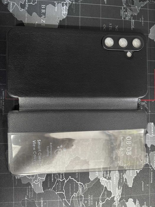 Etui na telefon komórkowy Samsung Galaxy A35 z klapką ze skóry