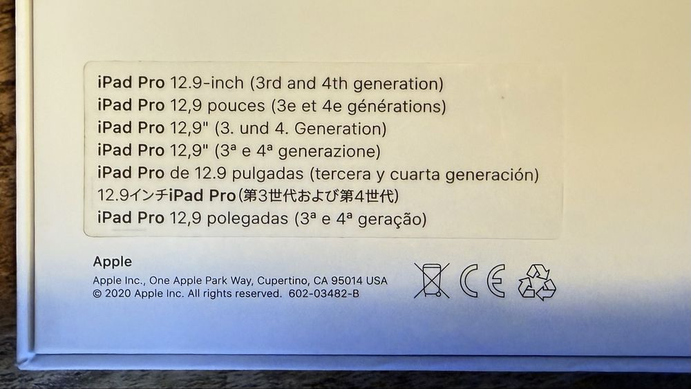Klawiatura Apple Magic Keyboard do iPad Pro 12.9” (3 i 4 gen.)