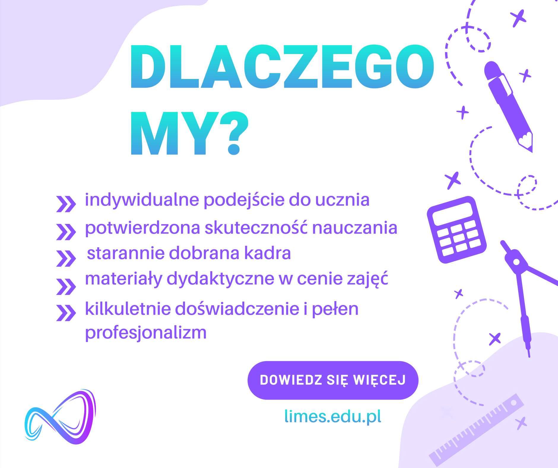 Korepetycje z matematyki, fizyki i j. angielskiego - limes.edu.pl