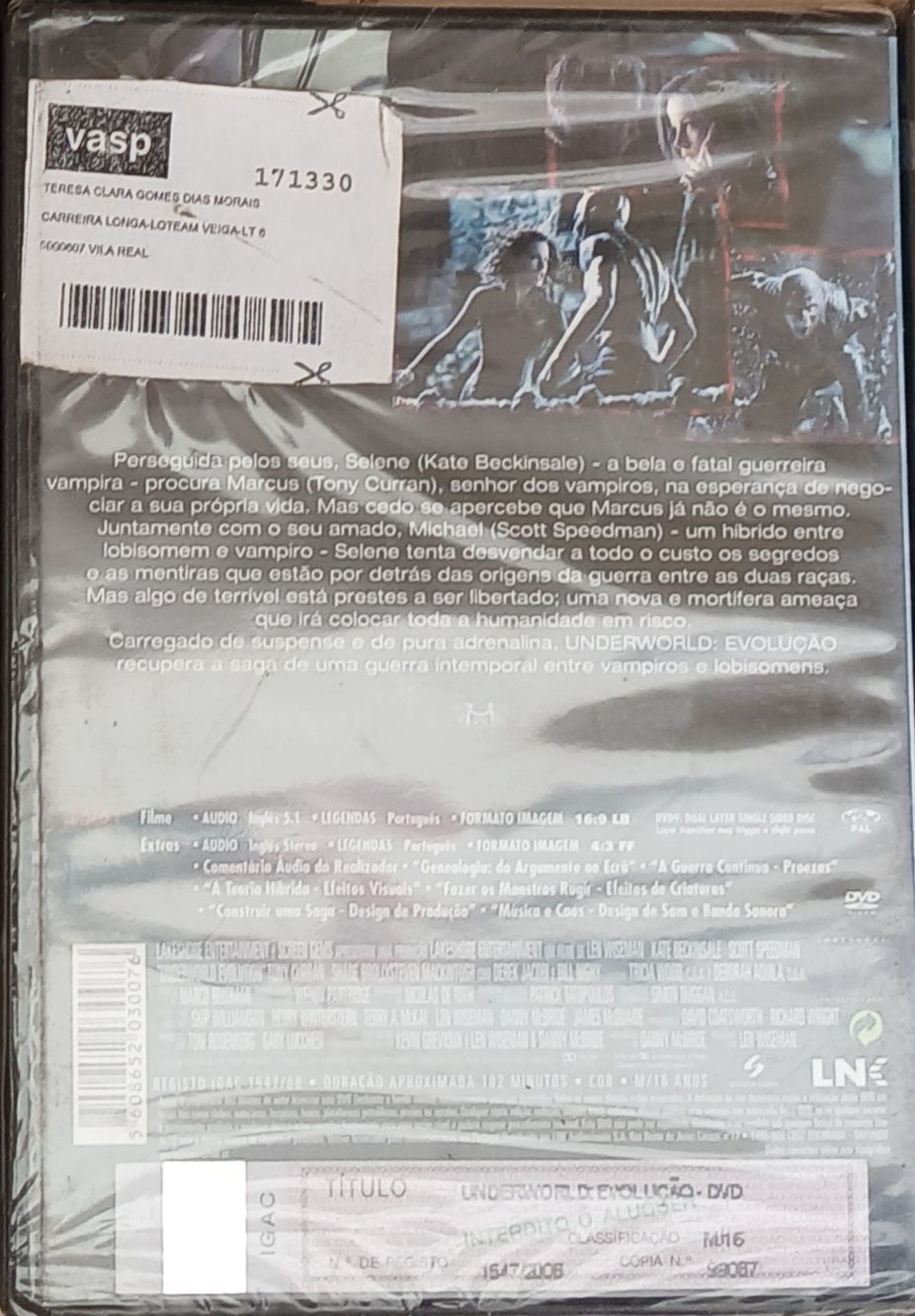 DVD Underworld Evolução (Ainda Embalado)