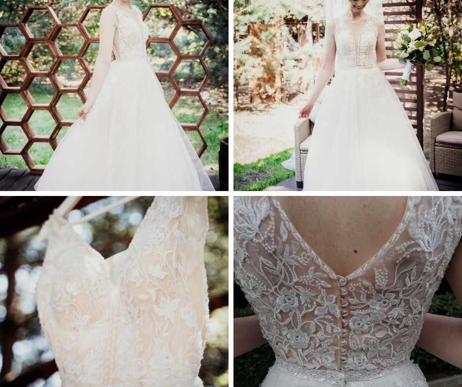 Suknia ślubna w kształcie litery A