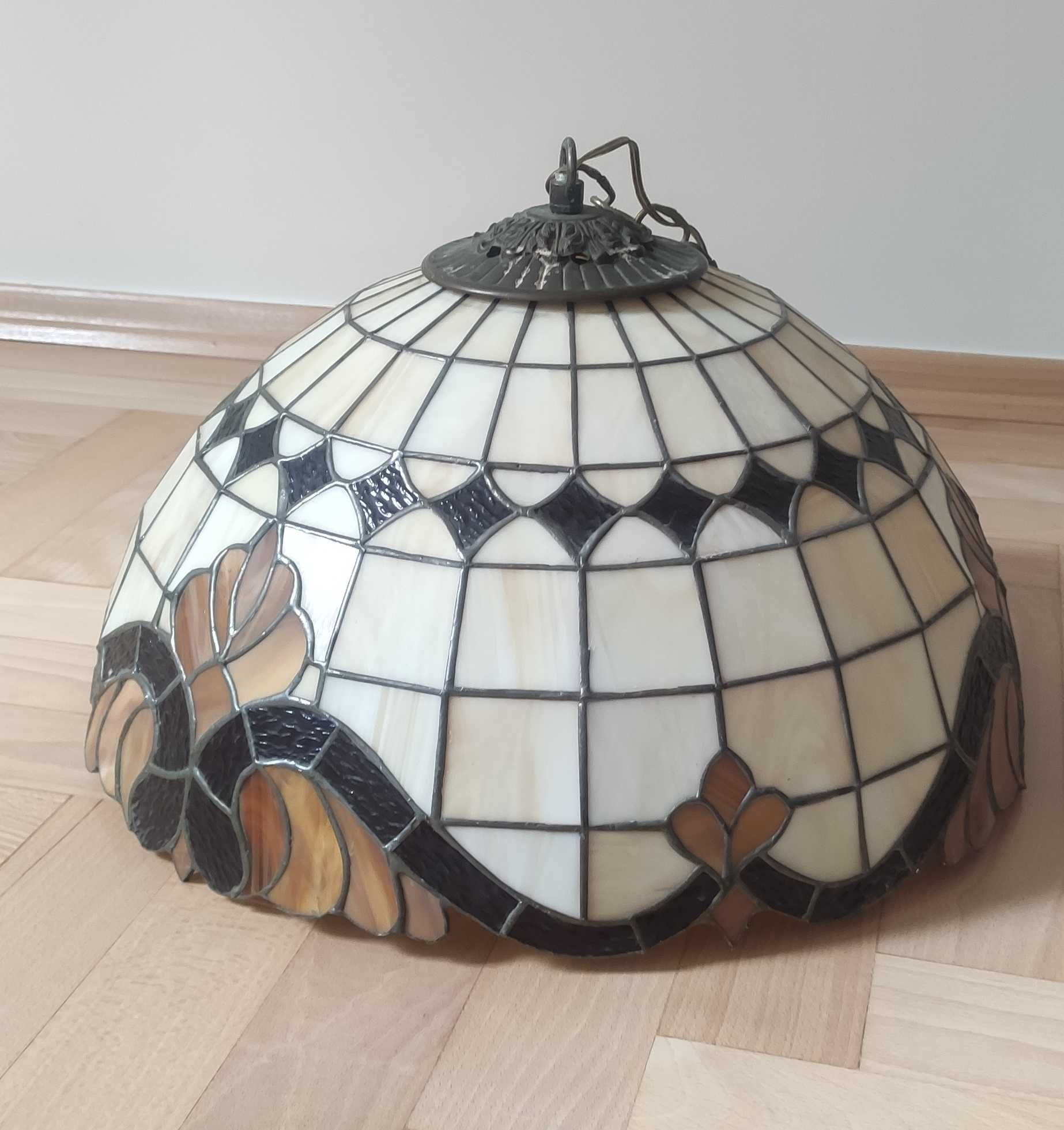 Lampa witrażowa vintage styl Tiffany