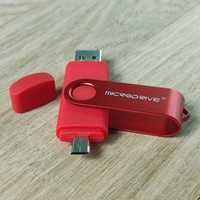 Флешка 64 Гб для телефона usb micro usb микро юсб