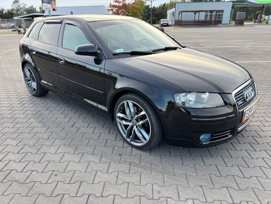 Audi A3 2.0TFSI DSG, 2006r. S-line + gaz, dach panorama