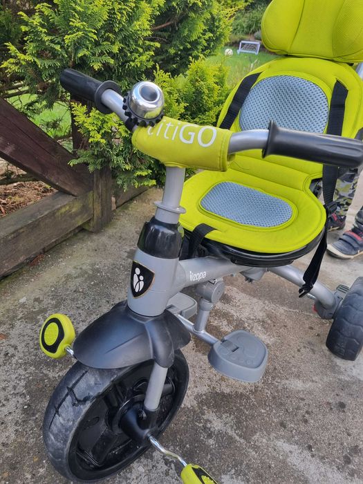 Rowerek trójkołowy dla dzieci Zopa Citygo limonkowy